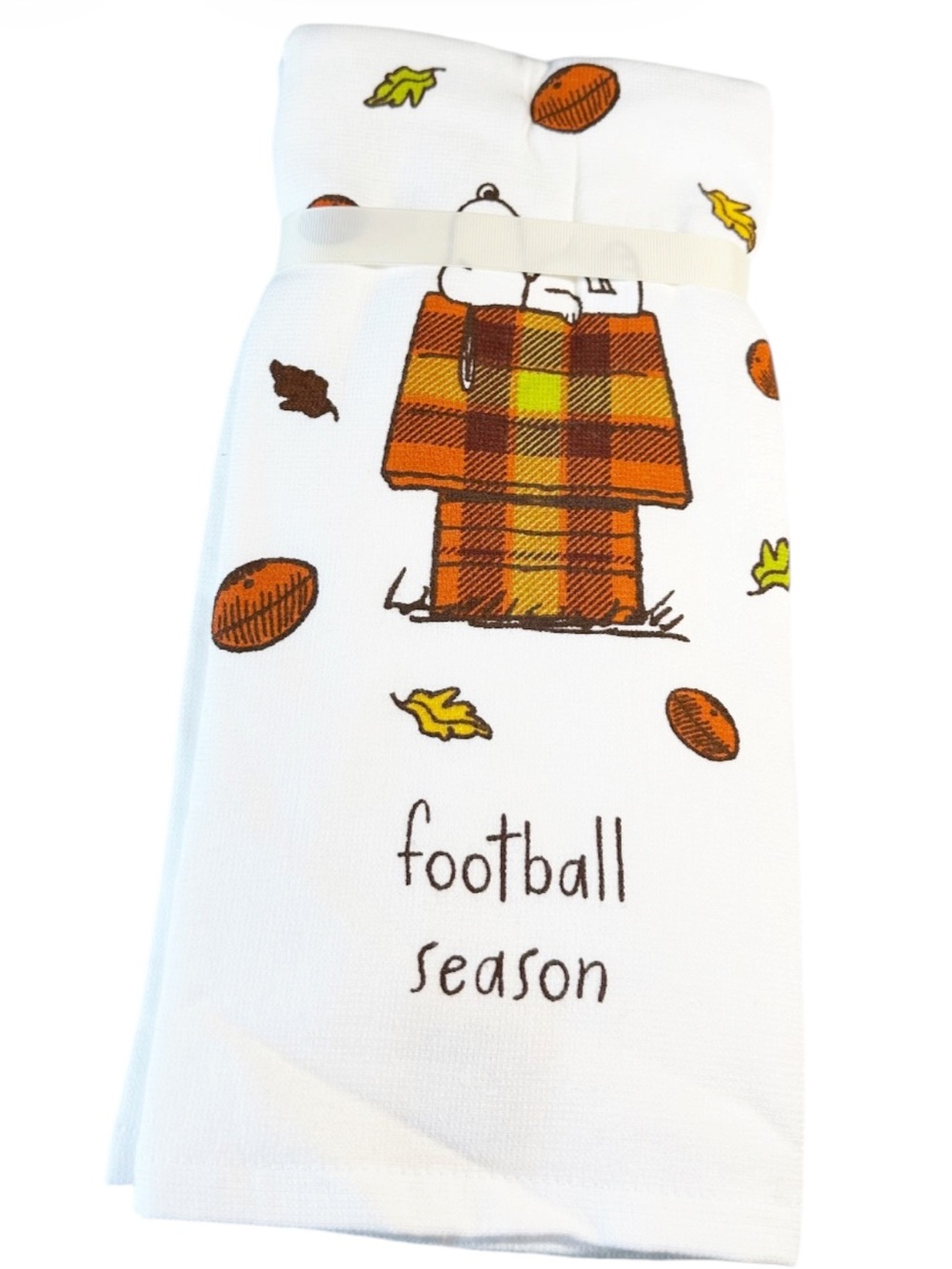 NEW Peanuts Snoopy 🏈FOOTBALL SEASON🏈 Kitchen Towel Set/2